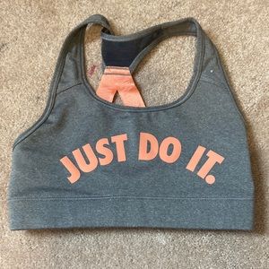 nike “just do it” sports bra (NEVER WORN)
